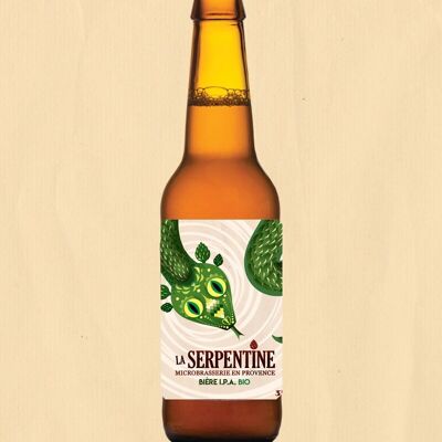 La Serpentine IPA 33CL beer in Provence