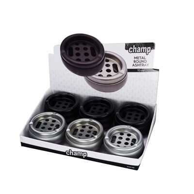 Cenicero redondo de metal - CH METAL ROUND ASHTRAY DL-6