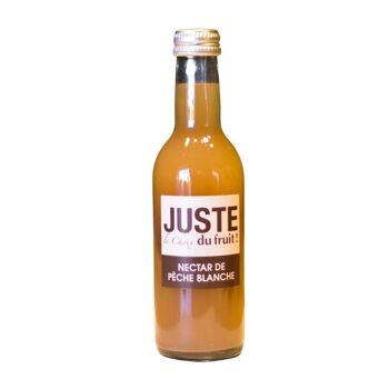 JUSTE LE CHOIX DU FRUIT -NECTAR DE PECHE BLANCHE 25 cl X 12