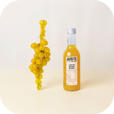 JUSTE LE CHOIX DU FRUIT - JUS RAISIN BLANC 25 CL X 12