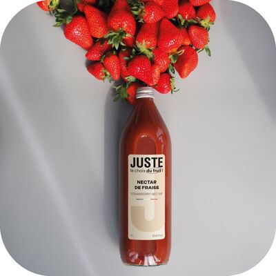 SÓLO LA ELECCIÓN DE LA FRUTA - NÉCTAR DE FRESA 1L X 6