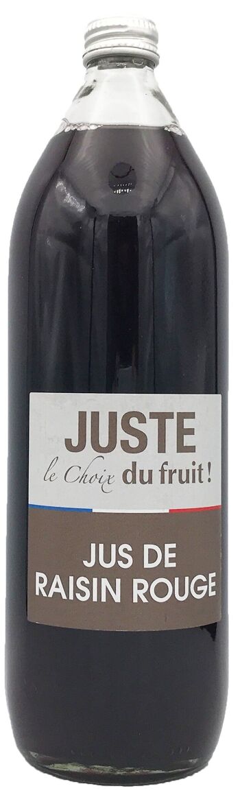 JUSTE LE CHOIX DU FRUIT - JUS RAISIN ROUGE 1L X 6