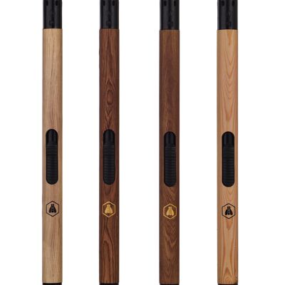 Laguiole Allume bougie plastique décor bois
