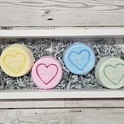 Set de regalo de bombas de baño Love Hearts