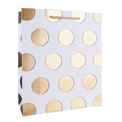 Gift bag POLKA DOTS medium