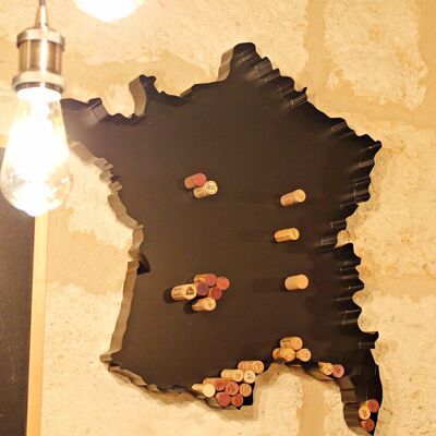 Forma originale – Mappa della Francia | Tappo per vino | Decorazione