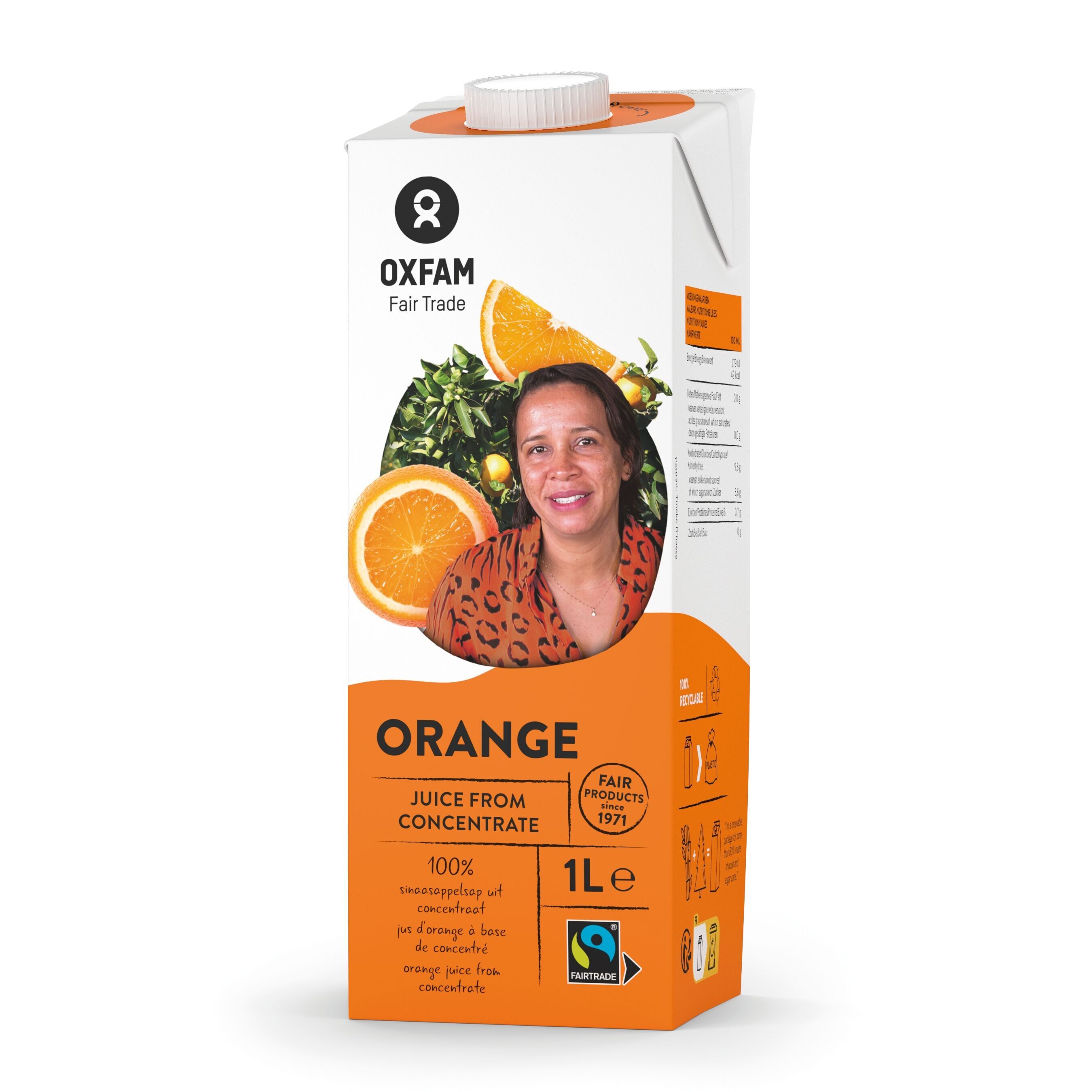 Tetrapack di succo d'arancia brasiliano, 1L