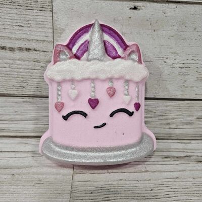 Bombe de bain scintillante licorne