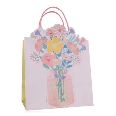 Gift bag PASTEL FLOWERS