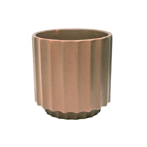 Ivyline Bourton Clay Ceramic Indoor Plant Pot H16 D16