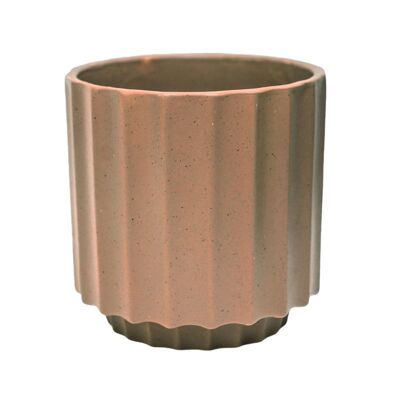 Vaso per piante da interno in ceramica Ivyline Bourton Clay H18 D18 cm