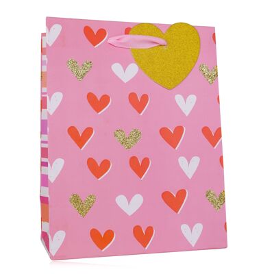 Geschenktasche HEARTS mittel