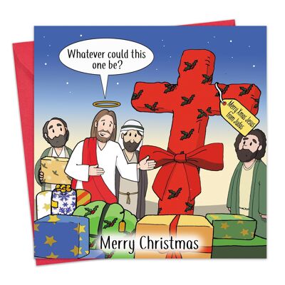 Regalo di Giuda della cartolina di buon Natale