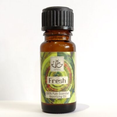 Fresh - Flacone da 10 ml di olio essenziale vaporizzante puro al 100% - 1