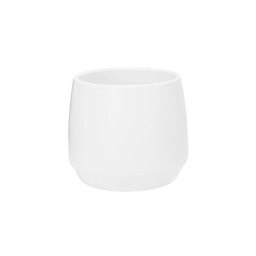 Ivyline Layla White Ceramic Planter H11cm D12cm