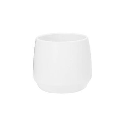 Layla White Planter H13.5cm D14.5cm