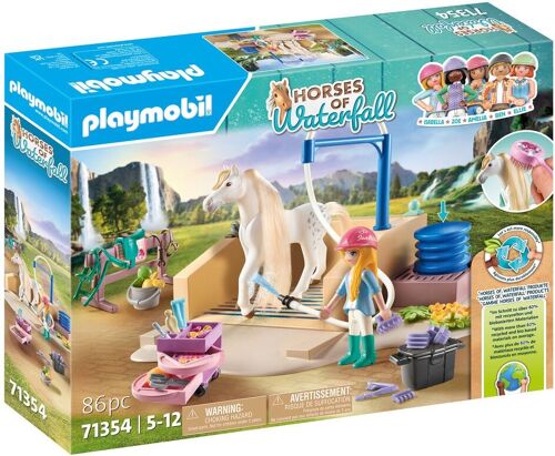 Playmobil 71354 - Isabella et Lioness Aire De Lavage