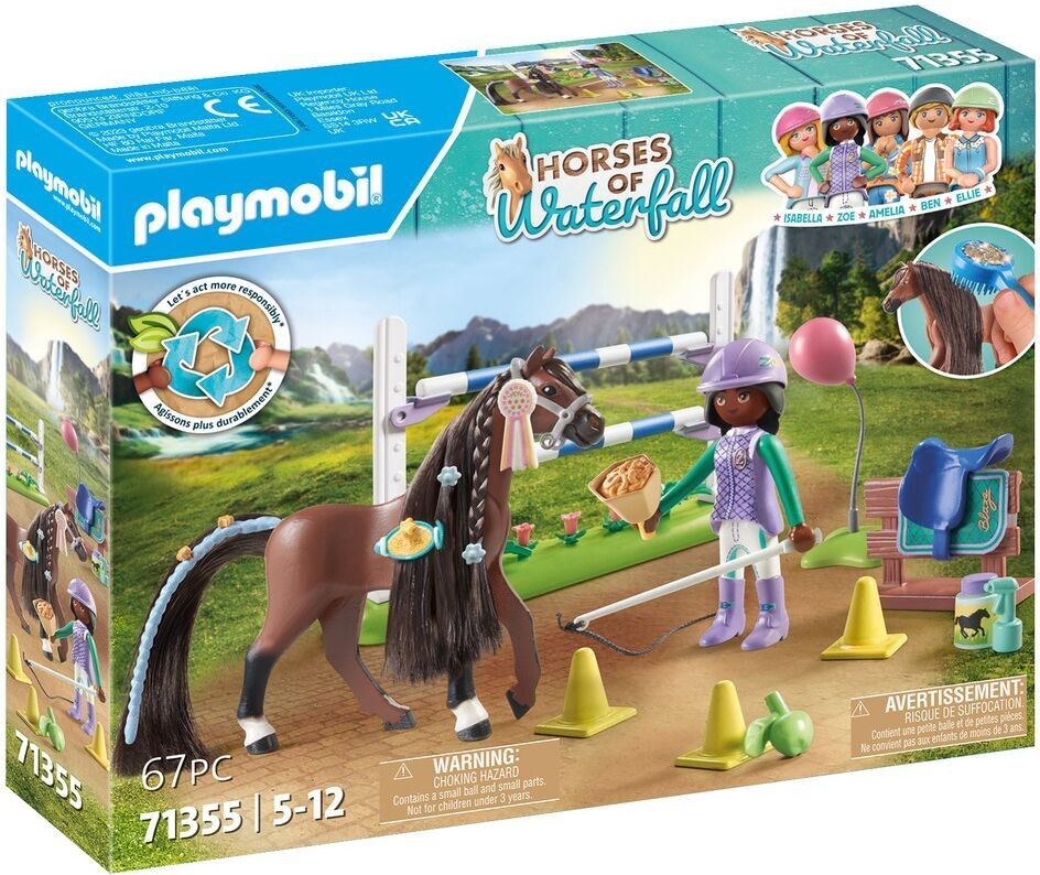 Playmobil 71355 - Zoe and Blaze and Obstacle Course
