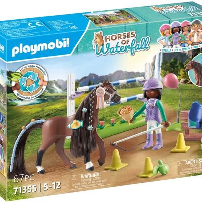 Playmobil 71355 - Zoe and Blaze and Obstacle Course