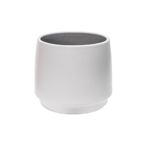 Ivyline Layla Grey Ceramic Planter H11cm D12cm