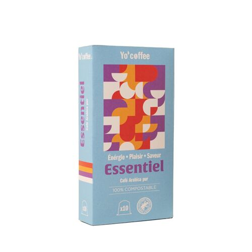 set de 10 capsules de café Yo'Coffee Essentiel