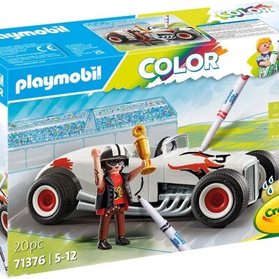 Playmobil 71376 - Auto da corsa colorata