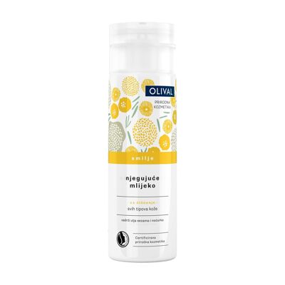 Nourishing cleansing milk with immortelle