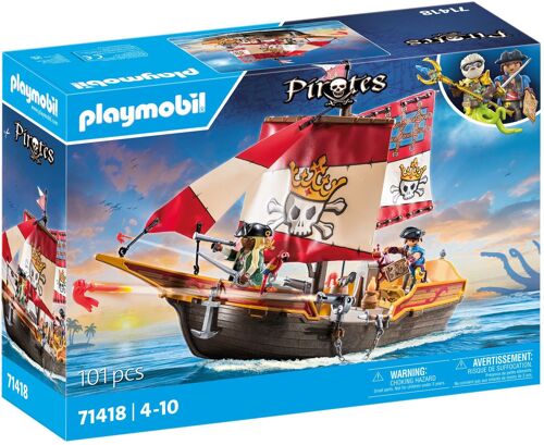 Playmobil 71418 - Chaloupe Des Pirates