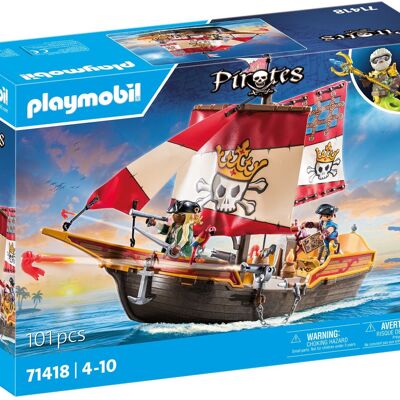 Playmobil 71418 - Chaloupe Des Pirates