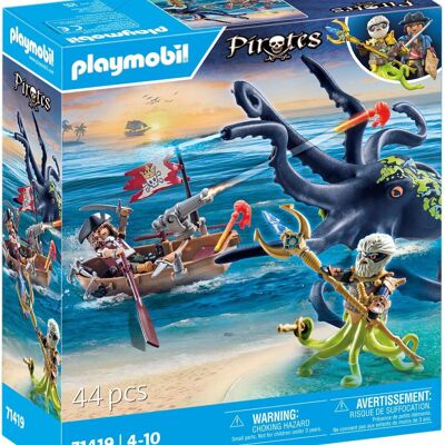 Playmobil 71419 - Pirate With Giant Octopus