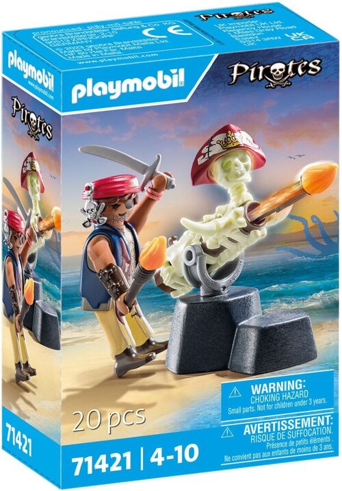 Playmobil 71421 - Canonnier Des Pirates