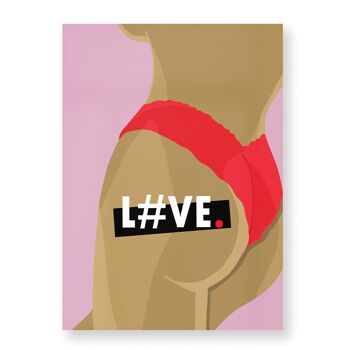 Affiche L#VE - 30X40 cm 1