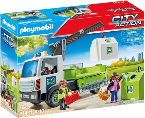 Playmobil 71431 - Camion Grue Recyclage Verre