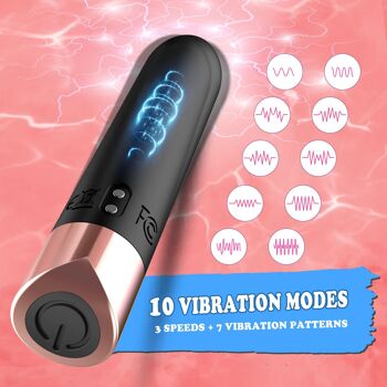 Mini vibrateur clitoridien avec fonction vibration 3