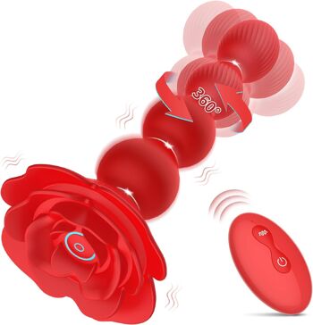 Plug anal vibrant à stimulation intense 1