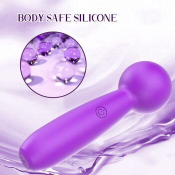 Vibromasseur bullet pour clitoris avec modèle de vibration 4