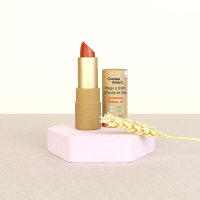 Makeup - Organic lipstick - Amber Orange