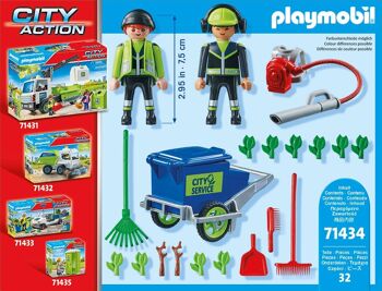 Playmobil 71434 - Agents Entretien De La Voierie Et Équipements 2