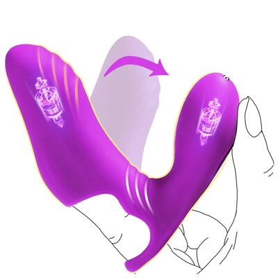 Clitoris vibrator with sensual suction and vibration pleasure