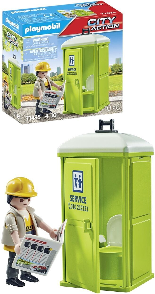 Playmobil sales portable toilet