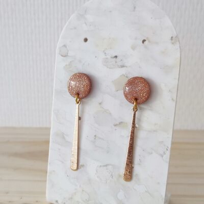 Women's dangling earrings - Douceur