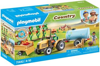 Playmobil 71442 - Fermier Avec Tracteur et Citerne 1