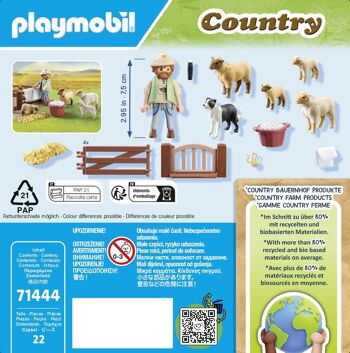 Playmobil 71444 - Berger Avec Moutons 2