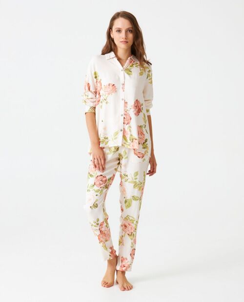 Pijama mujer viscosa tela estampada J&J Brothers - JJB_DP0100