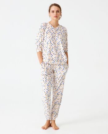 Pyjama femme terciopelo estampado J&J Brothers - JJB_DP0200 3