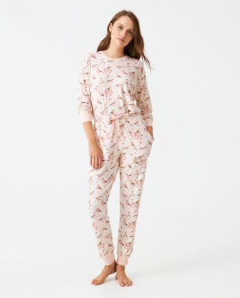 Pyjama femme modal estampé J&J Brothers - JJB_DP0300 4