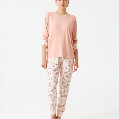 Modaler Damen-Pyjama mit Stempel J&J Brothers - JJB_DP0301