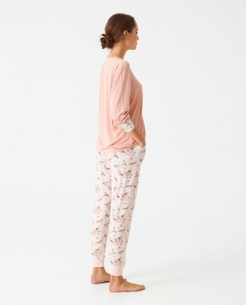 Pyjama femme modal estampé J&J Brothers - JJB_DP0301 2