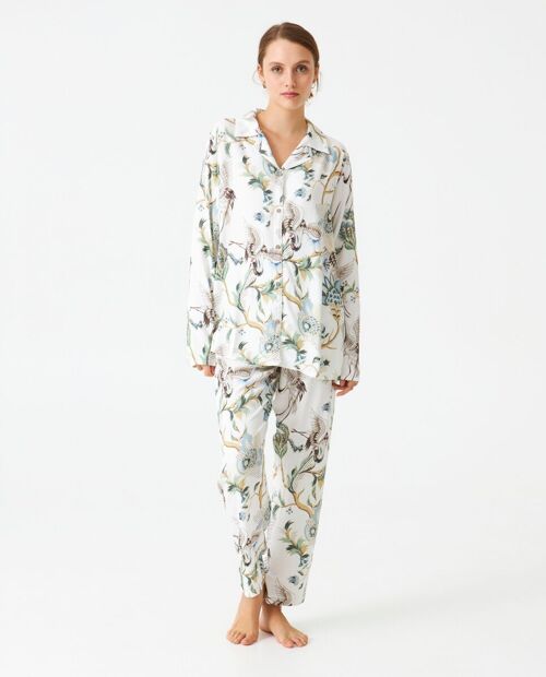 Pijama mujer viscosa tela estampada J&J Brothers - JJB_DP0400