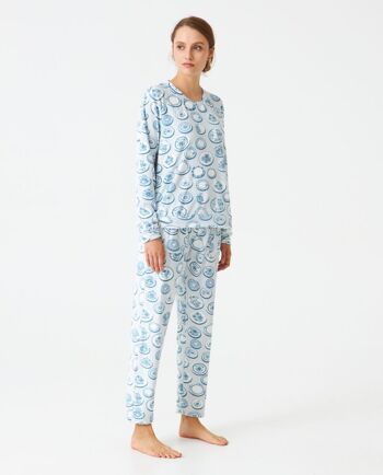 Pyjama femme terciopelo estampado J&J Brothers - JJB_DP0500 4